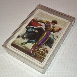 Torero Toreador Bullfighter Playing Cards Vintage Comas Spain Bull fighting